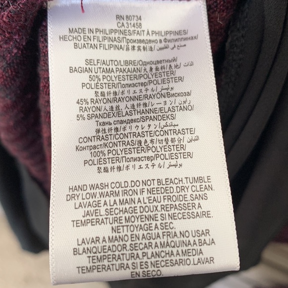 BCBG tunic top with black sheer bottom in size XS. Pretty sleeves! GUC. - Picture 4 of 7